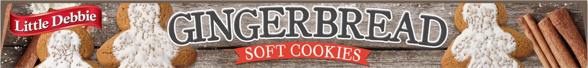 slide 9 of 12, Little Debbie Snack Cakes, Little Debbie Family Pack Gingerbread Cookies, 8 ct