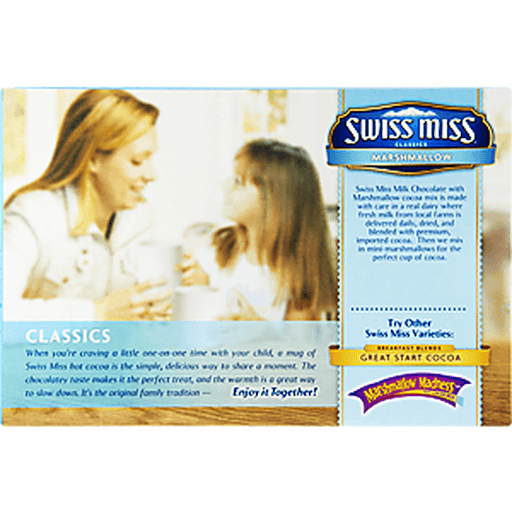 slide 7 of 10, Swiss Miss Classics Milk Chocolate with Marshmallow Hot Cocoa Mix- 7.3 oz, 7.3 oz