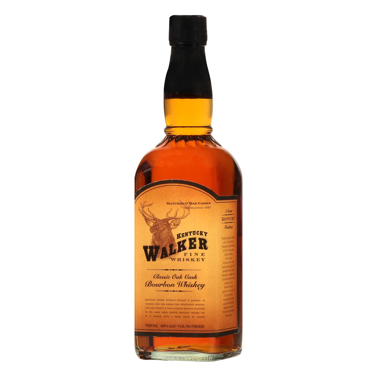 slide 7 of 8, Kentucky Walker Classic Oak Cask Bourbon Whiskey 750 ml, 750 ml