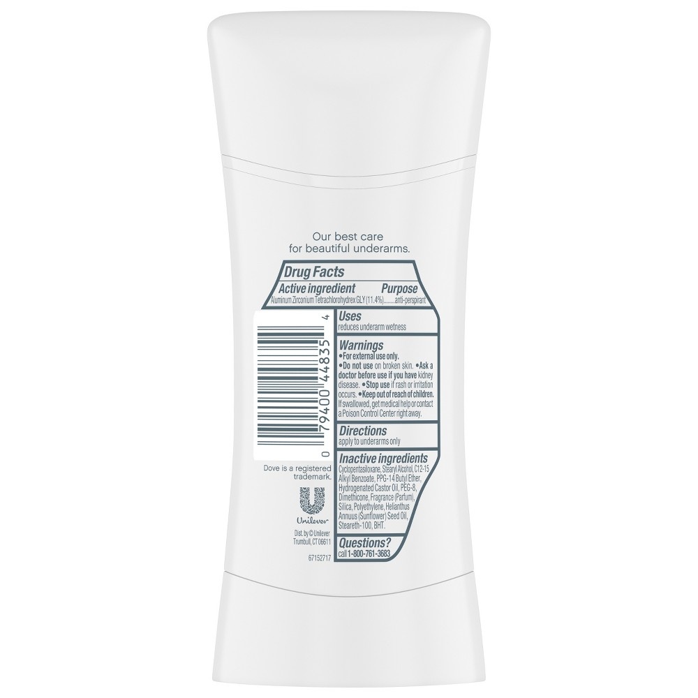 slide 4 of 4, Dove Advanced Care Crystal Touch Antiperspirant Deodorant, 2.6 oz