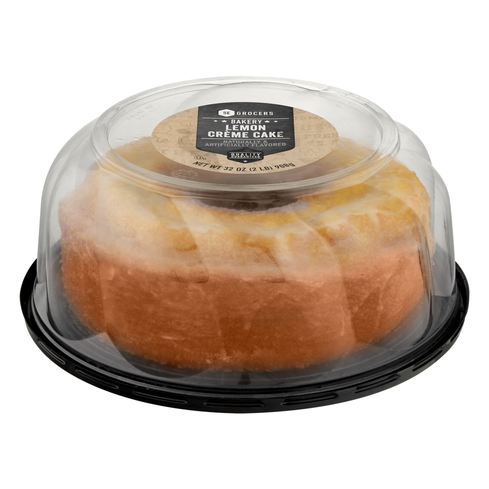 slide 1 of 1, SE Grocers Lemon Creme Cake, 32 oz