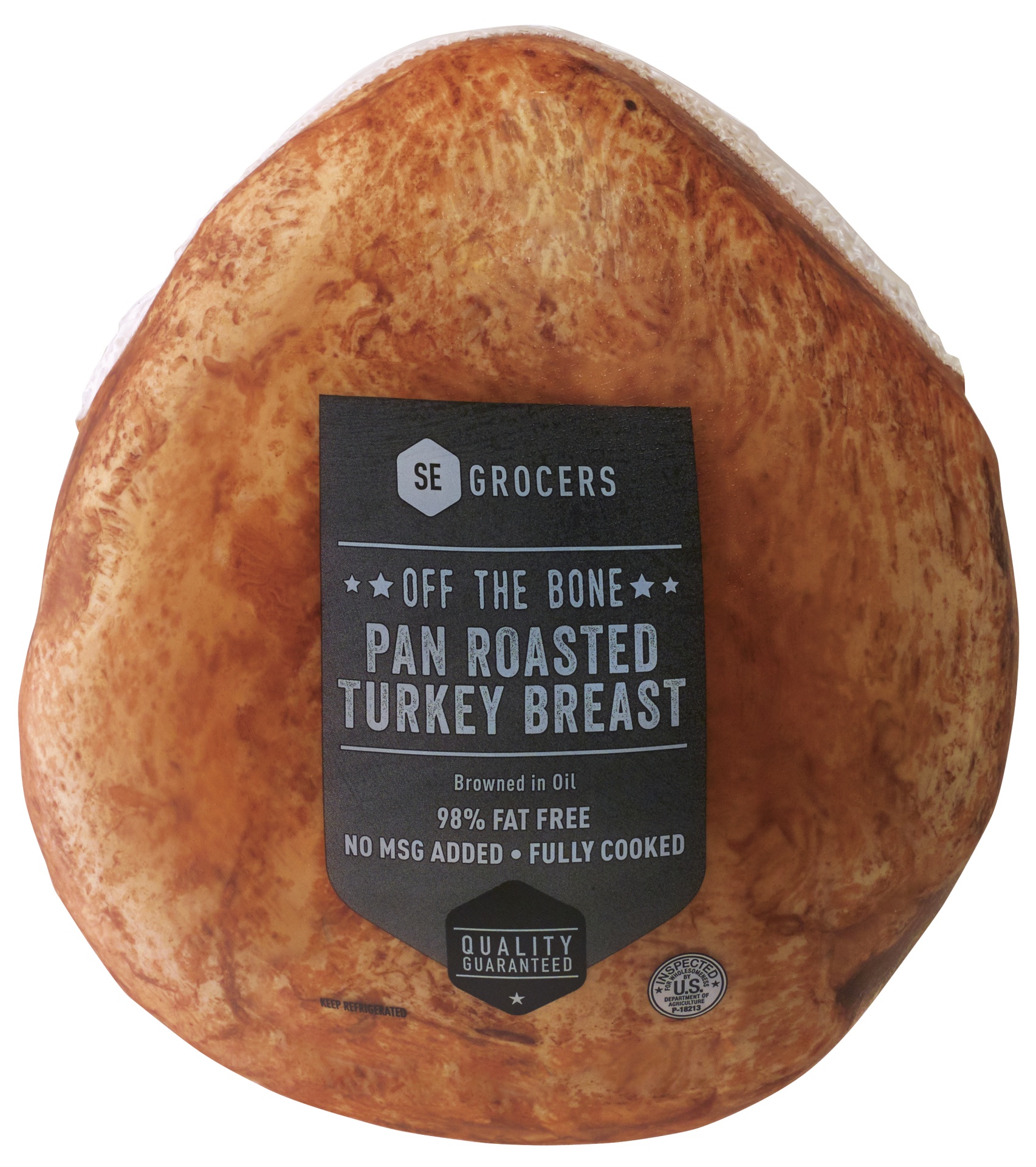 slide 1 of 1, SE Grocers Pan Roasted Turkey Otb, per lb