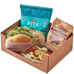 H-E-B Deli Boxed Lunch - Rotisserie Chicken Salad Croissant Sandwich