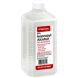 TopCare Health 91% Isopropyl Alcohol First Aid Antiseptic 32 fl oz