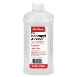 TopCare Health 91% Isopropyl Alcohol First Aid Antiseptic 32 fl oz
