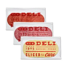 H-E-B Deli Italian Genoa Salami, Pepperoni & Provolone Cheese Trio Pack Bundle, Sandwich Sliced