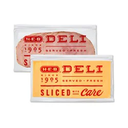 H-E-B Deli American Ham & Cheese Duo Pack Bundle, Sandwich Sliced