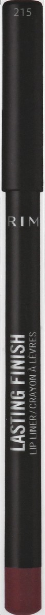 slide 2 of 2, Rimmel Lasting Finish 8HR Soft Lip Liner Pencil - Vibrant, Blendable Formula to Lock Lipstick in Place for 8 Hours - 215 Ms.Mauve, .04oz, 0.14400000000000002 oz