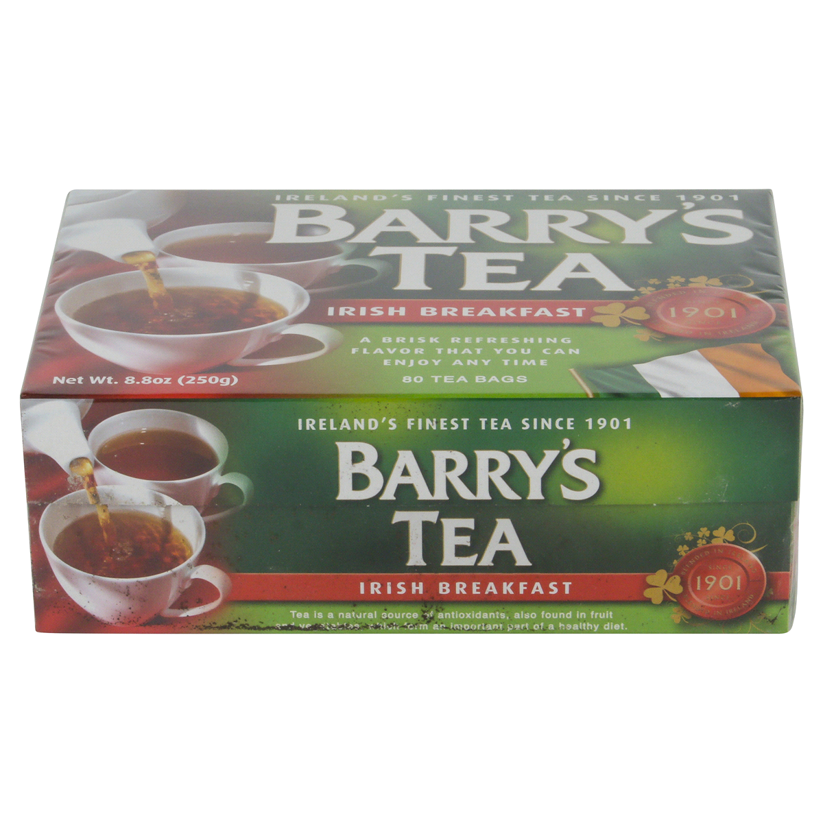 slide 2 of 6, Barry's Tea Irish Breakfast Strength & Flavour Tea Bags, 