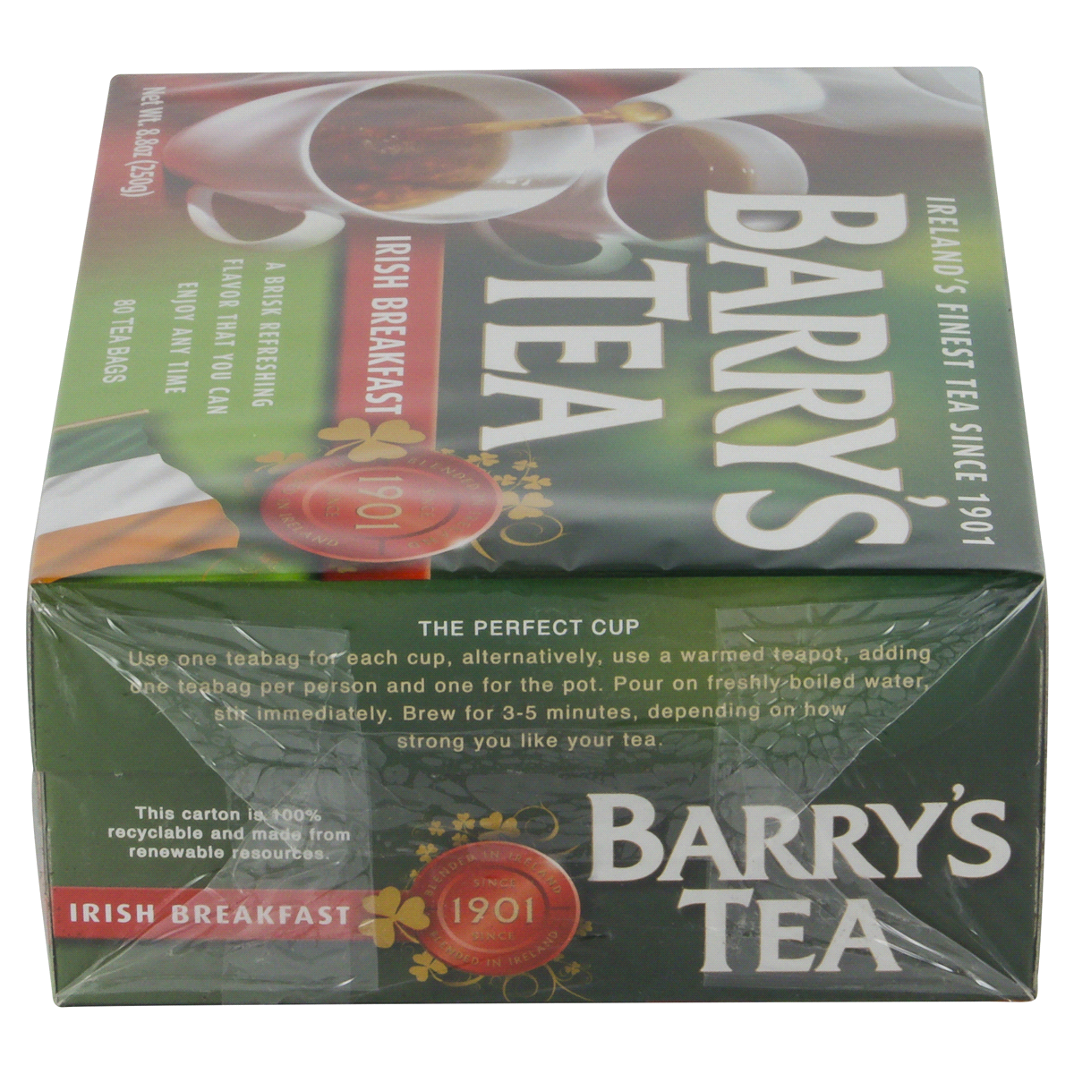 slide 3 of 6, Barry's Tea Irish Breakfast Strength & Flavour Tea Bags, 