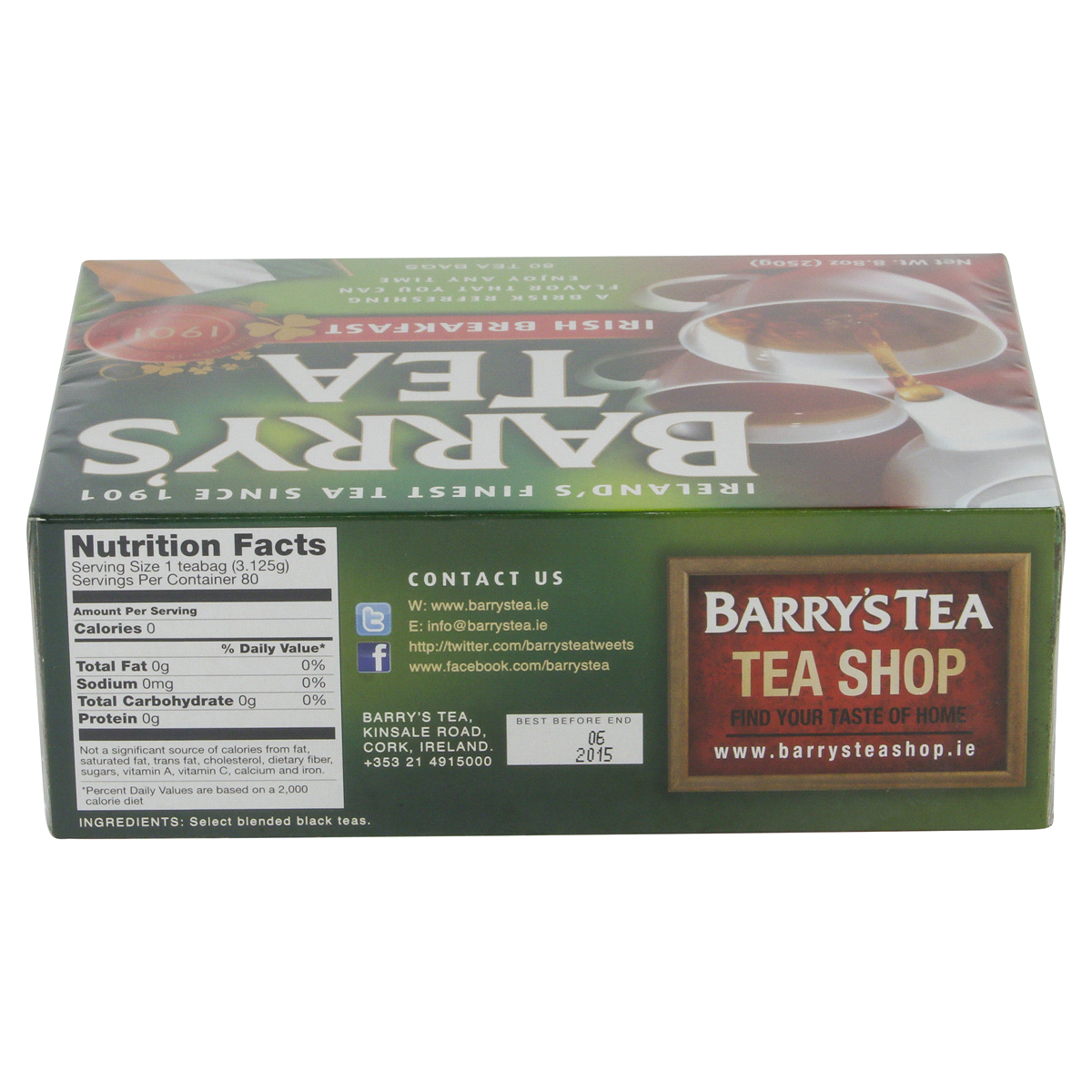 slide 4 of 6, Barry's Tea Irish Breakfast Strength & Flavour Tea Bags, 