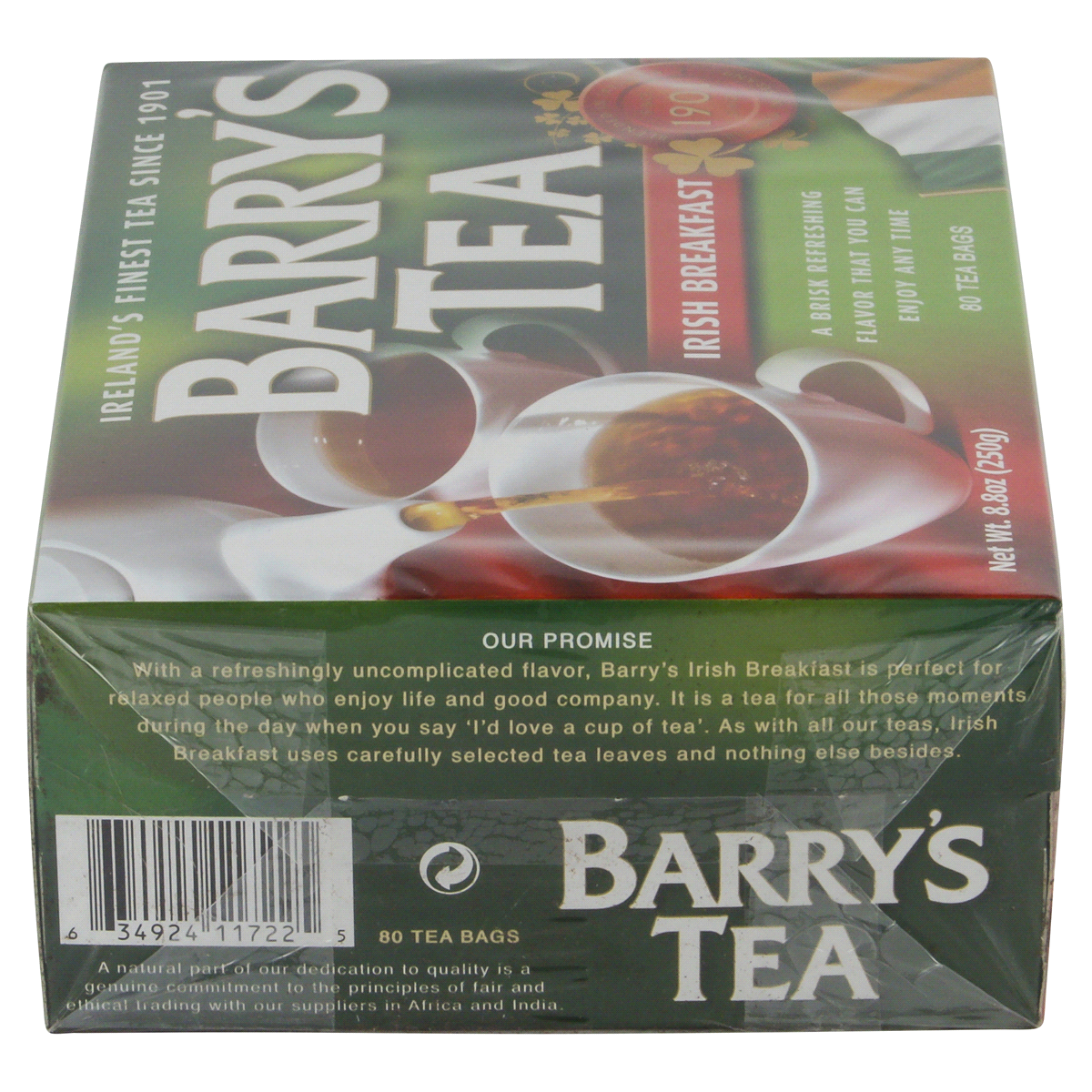 slide 6 of 6, Barry's Tea Irish Breakfast Strength & Flavour Tea Bags, 