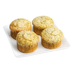 Hy-Vee Lemon Poppy Seed Muffins 4ct