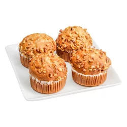 Hy-Vee Loaded Jumbo Banana Nut Muffins 4ct