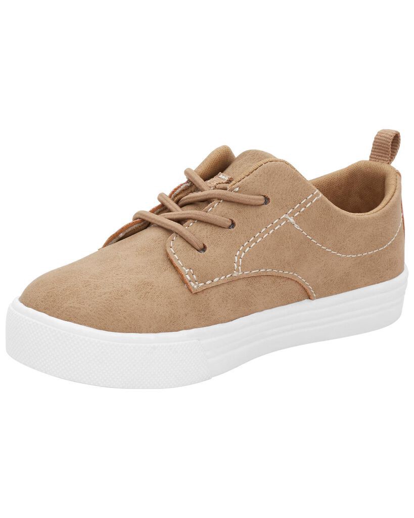 slide 3 of 6, Oshkosh Toddler Casual Canvas Shoes Tan 9, 1 ct