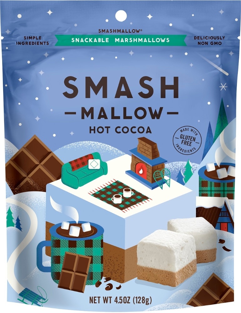 slide 1 of 1, SmashMallow Hot Cocoa Marshmallows, 4.5 oz