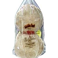 slide 1 of 1, Middle Eastern Small Wheat Pita Bread - 20 Oz, 