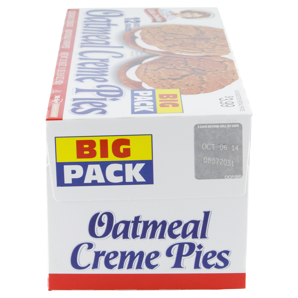 slide 4 of 5, Little Debbie Snack Cakes, Little Debbie Big Pack Oatmeal Creme Pies, 12 ct