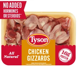 Tyson® All Natural* Frozen Chicken Gizzards