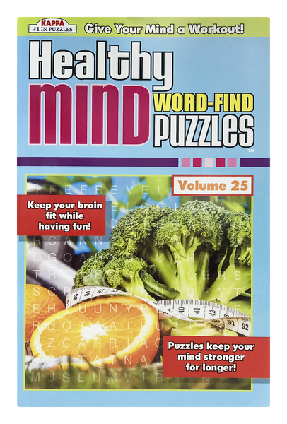 slide 1 of 1, Kappa Healthy Mind Word-Find Puzzles, 1 ct