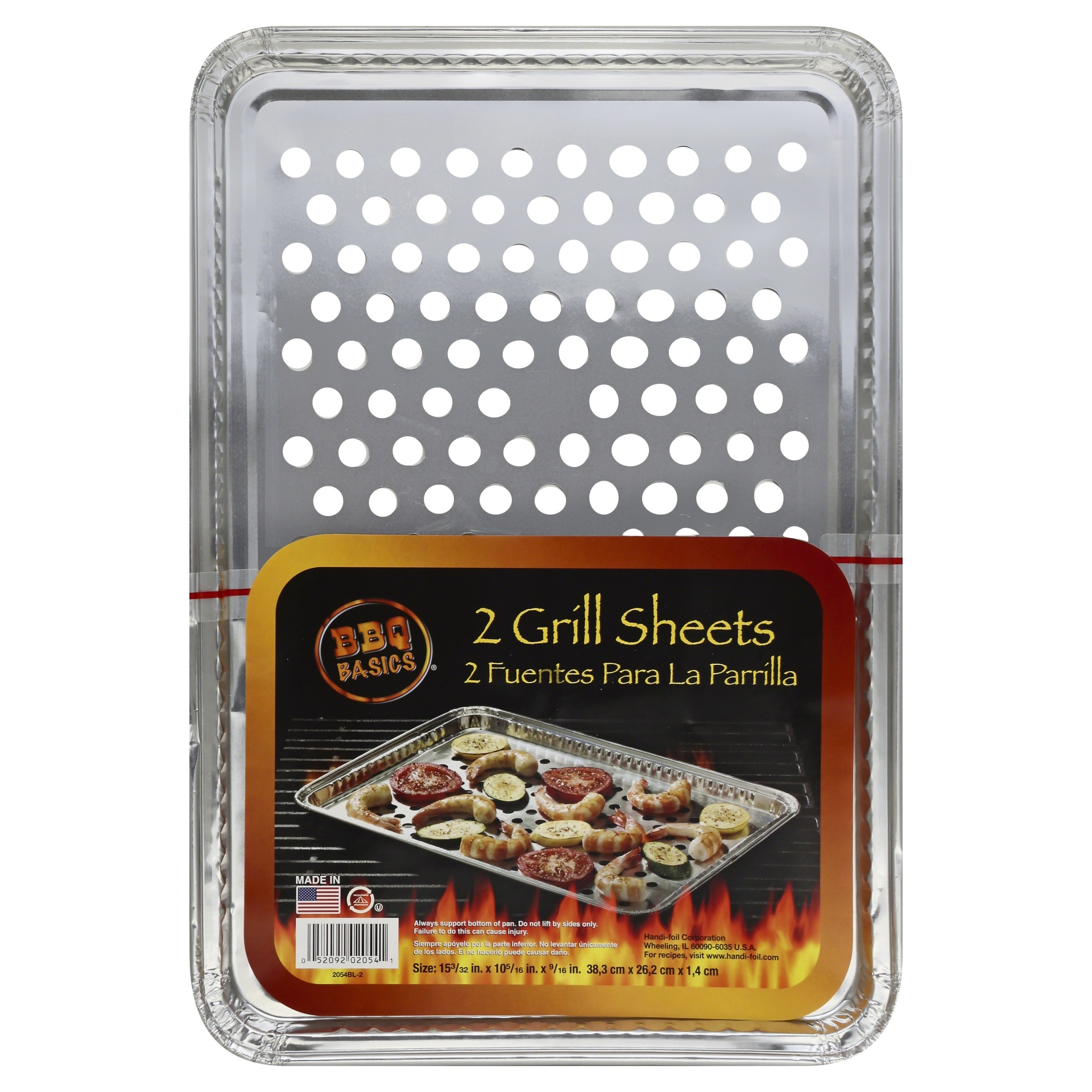 slide 1 of 1, BBQ Basics Handi Foil Bbq Grill Sheet, 1 ct