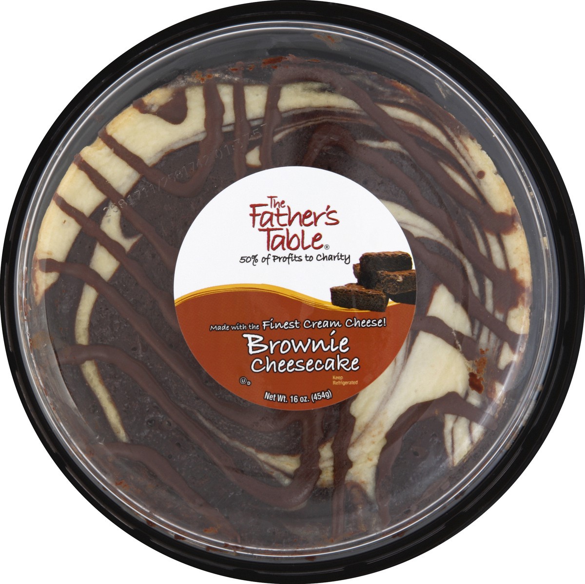 slide 3 of 3, Father's Table Father Table Cheesecake Brownie Enrobed, 16 oz
