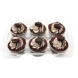 Brownie Cookies & Cream Cookie Cupcakes, 6ct