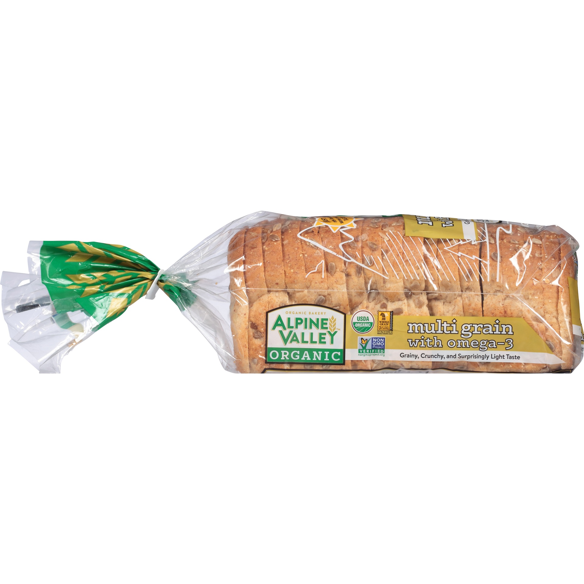 slide 4 of 8, Alpine Valley Organic Multi Grain with Omega-3 Bread, 18 oz