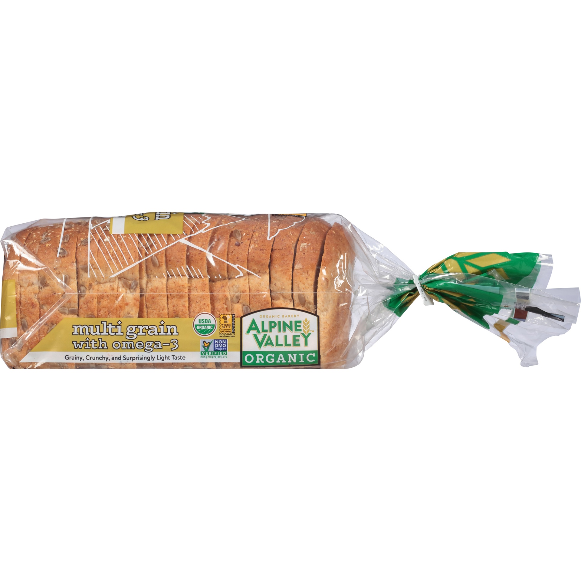 slide 5 of 8, Alpine Valley Organic Multi Grain with Omega-3 Bread, 18 oz