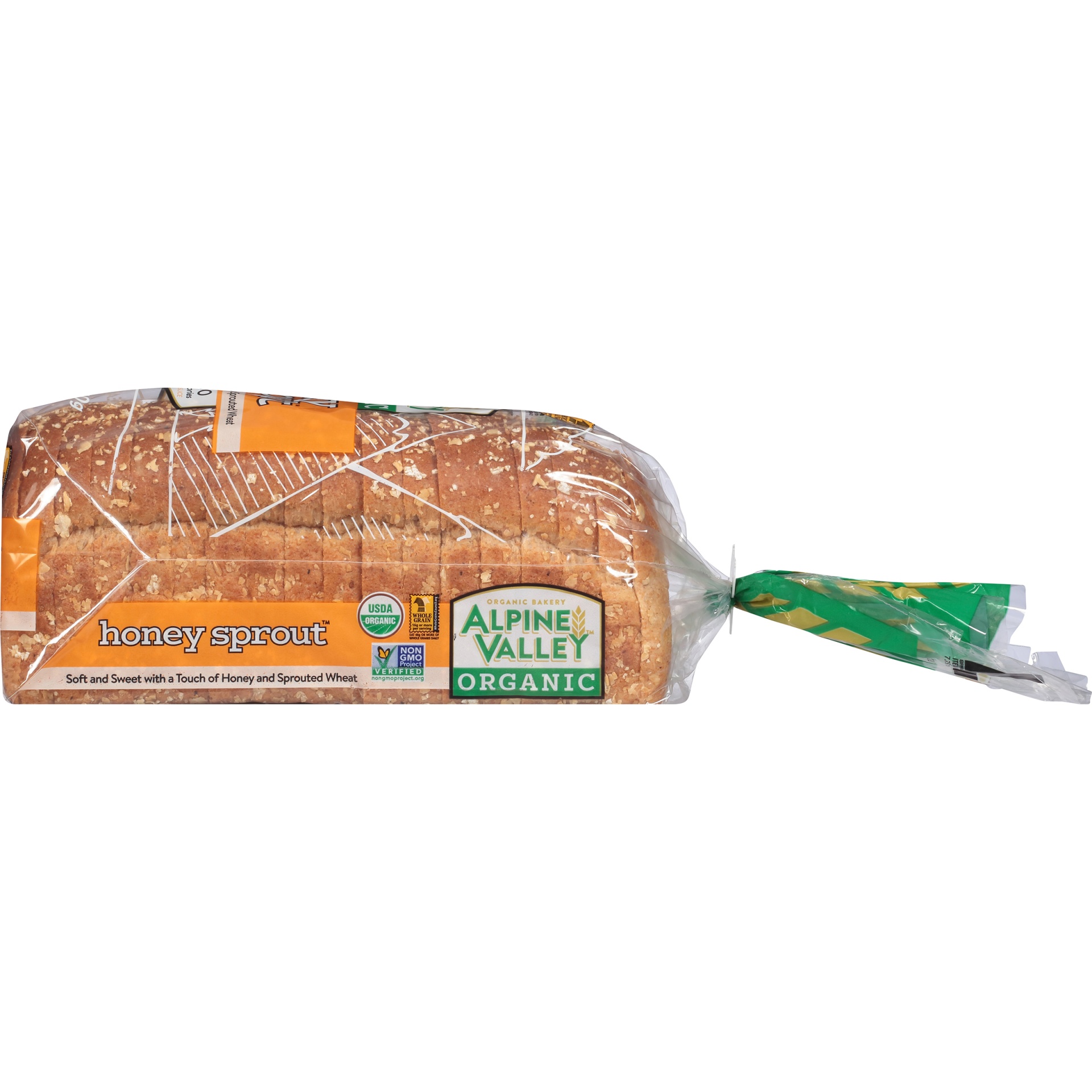 slide 5 of 8, Alpine Valley Organic Sprouted Honey Wheat with Flaxseed Sandwich Bread - 18oz, 18 oz