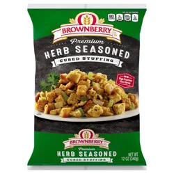 Brownberry Premium Herb Seasoned Cubed Stuffing, 12 oz
