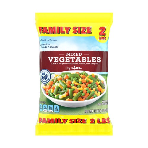 slide 1 of 1, frozen mixed vegetables, family size, 32 oz