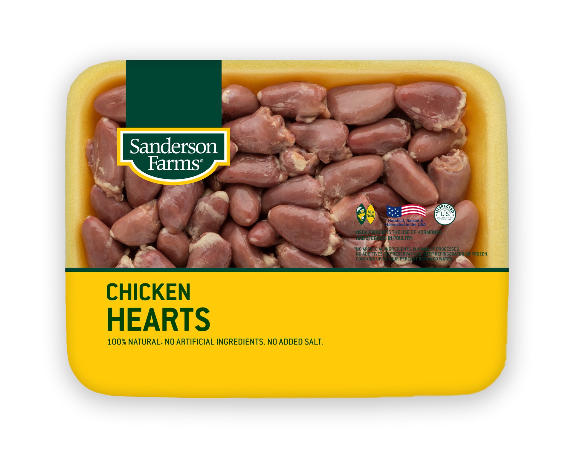 slide 1 of 1, Sanderson Farms Chicken Hearts, per lb