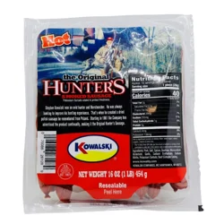 Kowalski's Hot The Original Hunter's Smoked Sausage 16 oz