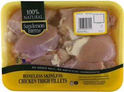 Sanderson Farms Boneless Skinless Chicken Thigh Fillets