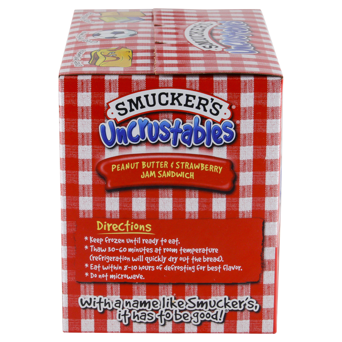 slide 12 of 14, Smucker's Smucker’s Uncrustables Peanut Butter & Strawberry Jam Sandwiches, 10 Count, 2 Oz. Each, Frozen, 10 ct; 2 oz