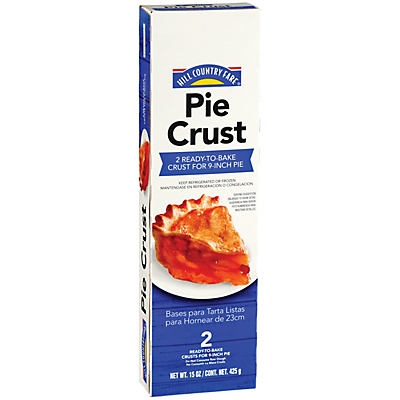 slide 1 of 1, Hill Country Fare Pie Crust, 2 ct