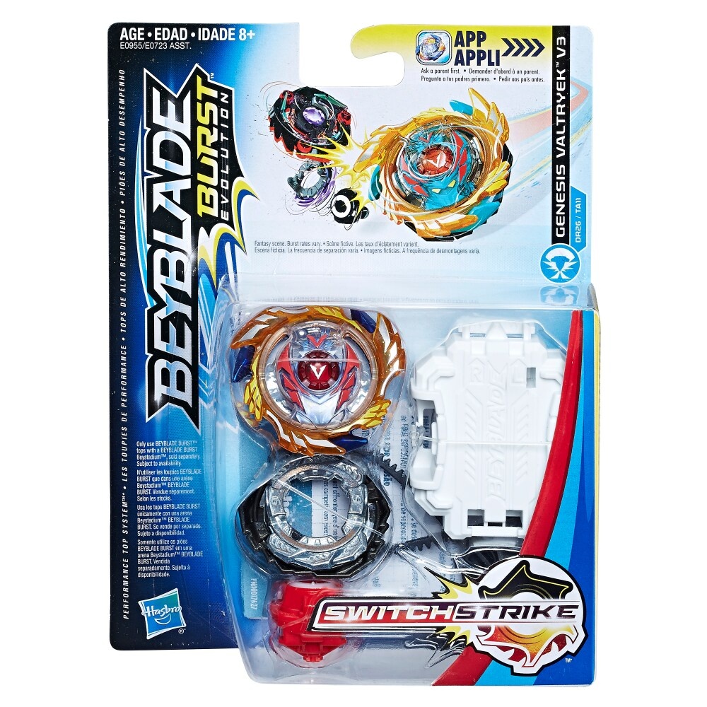 slide 1 of 1, Hasbro Beyblade Burst Evolution Switchstrike Valtryek V3 Starter Pack Genesis, 1 ct