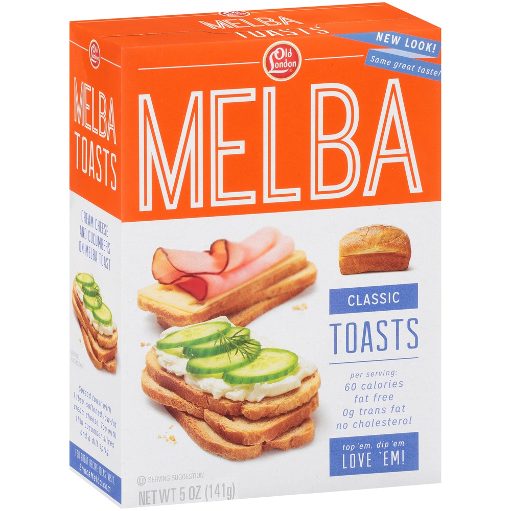 slide 2 of 8, Old London Melba Classic Toast Crackers, 5 oz