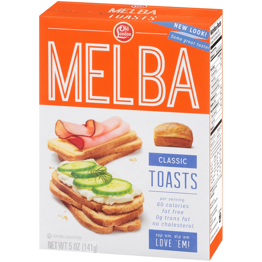 slide 3 of 8, Old London Melba Classic Toast Crackers, 5 oz