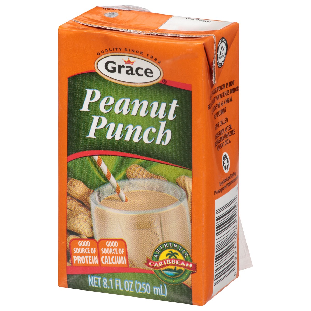 slide 5 of 13, Grace Peanut Punch 8.1 fl oz, 8.1 oz
