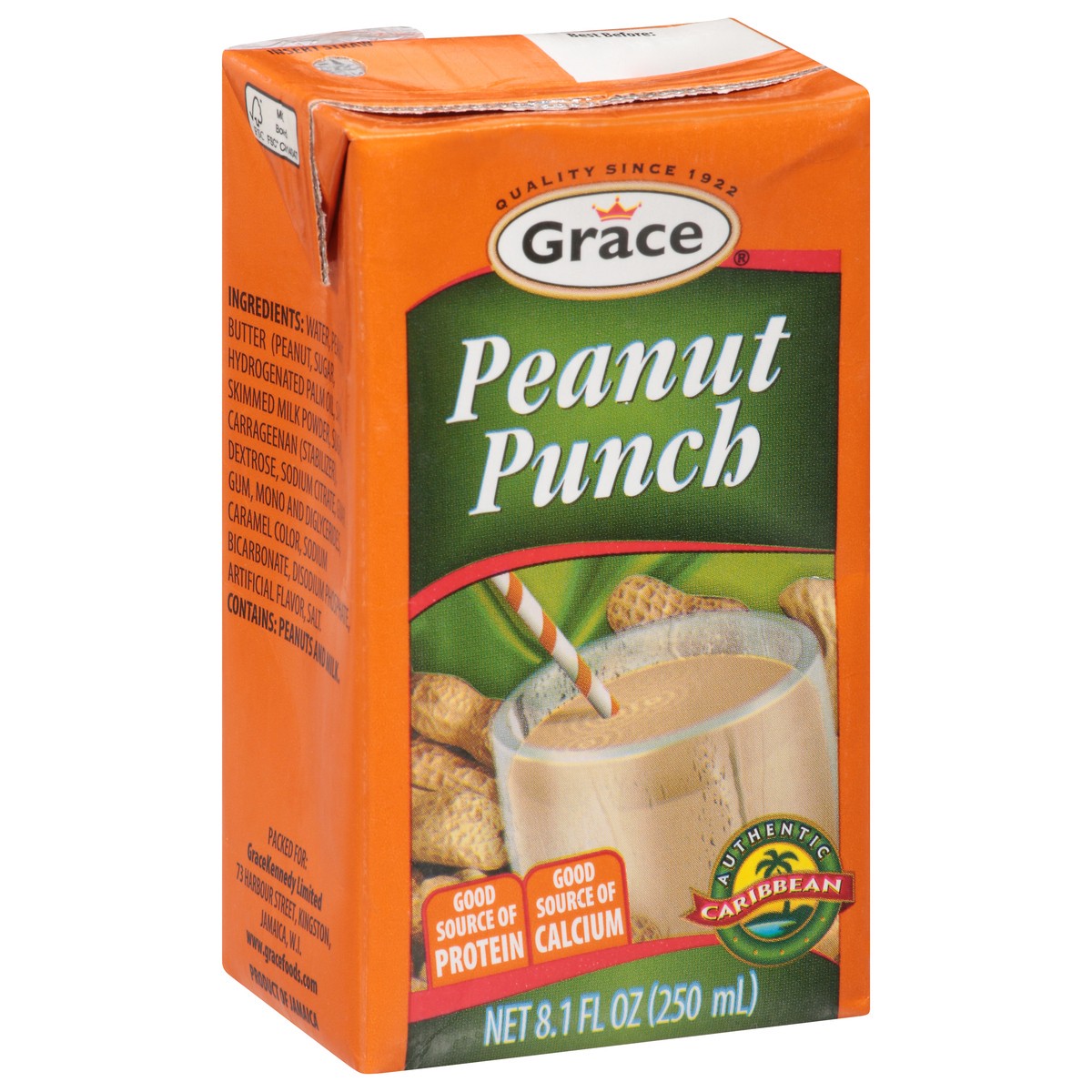 slide 7 of 13, Grace Peanut Punch 8.1 fl oz, 8.1 oz