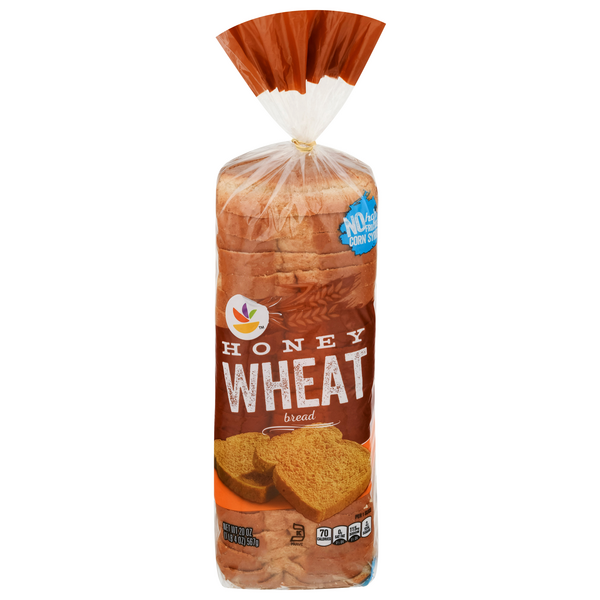 slide 1 of 1, Stop & Shop Honey Wheat Sliced Bread, 20 oz