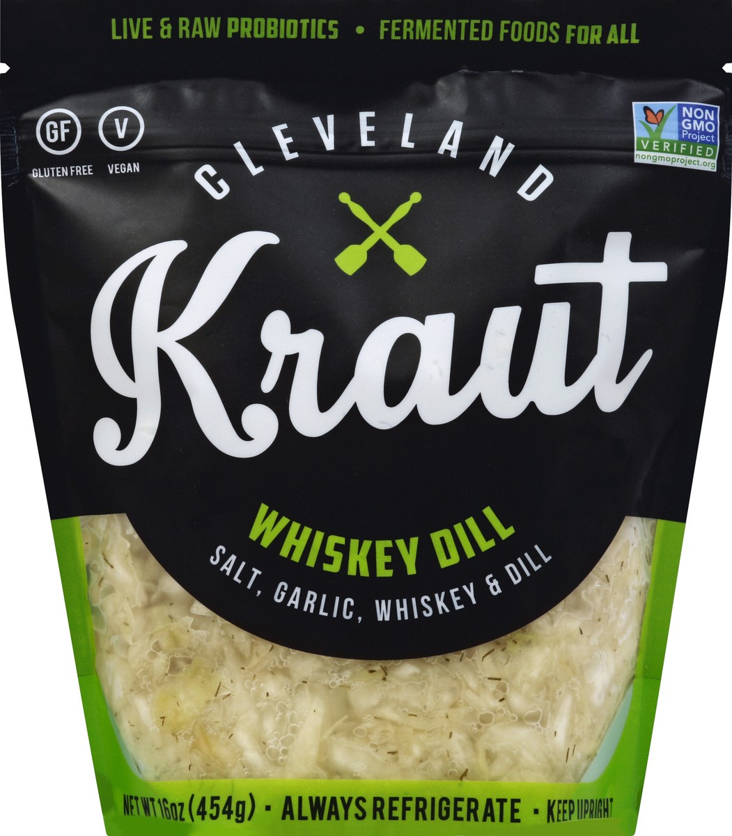 slide 2 of 2, Cleveland Whiskey Dill Kraut 16 oz, 16 oz