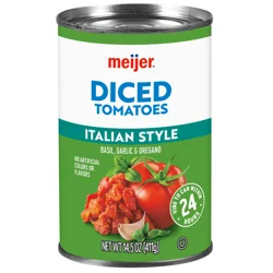 Meijer Italian Style Diced Tomatoes, 14.5 oz
