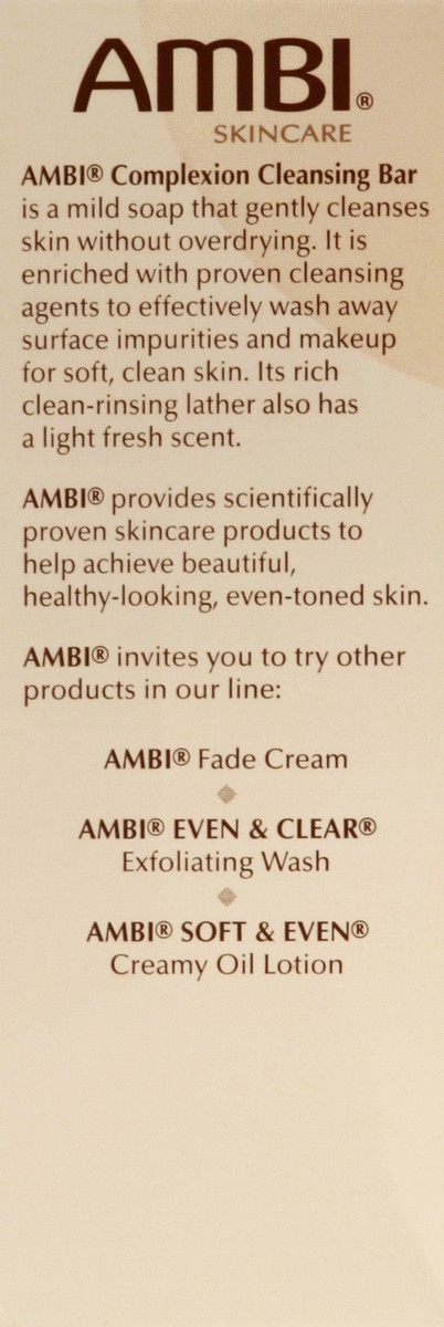 slide 5 of 6, Ambi Skincare Complexion Cleansing Bar, 3.5 oz