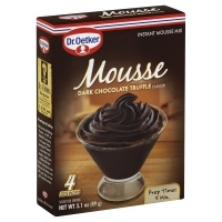 slide 1 of 1, Dr Oetker Mousse Mix Instant Dark Chocolate Truffle Flavor, 3.1 oz