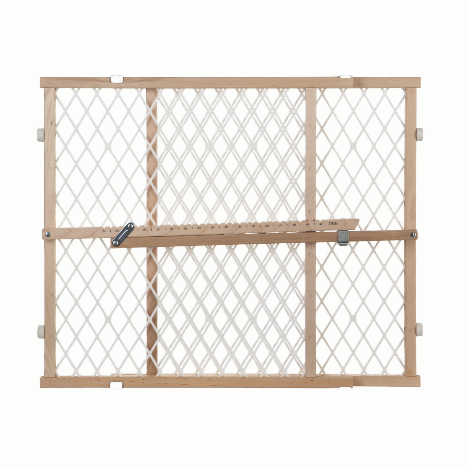 slide 1 of 5, North States Diamond Mesh Gate - White, 1 ct