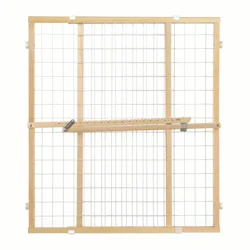 North States Toddleroo by North States® Extra-Wide Wire Mesh Gate, 32 x 29.5 Inches