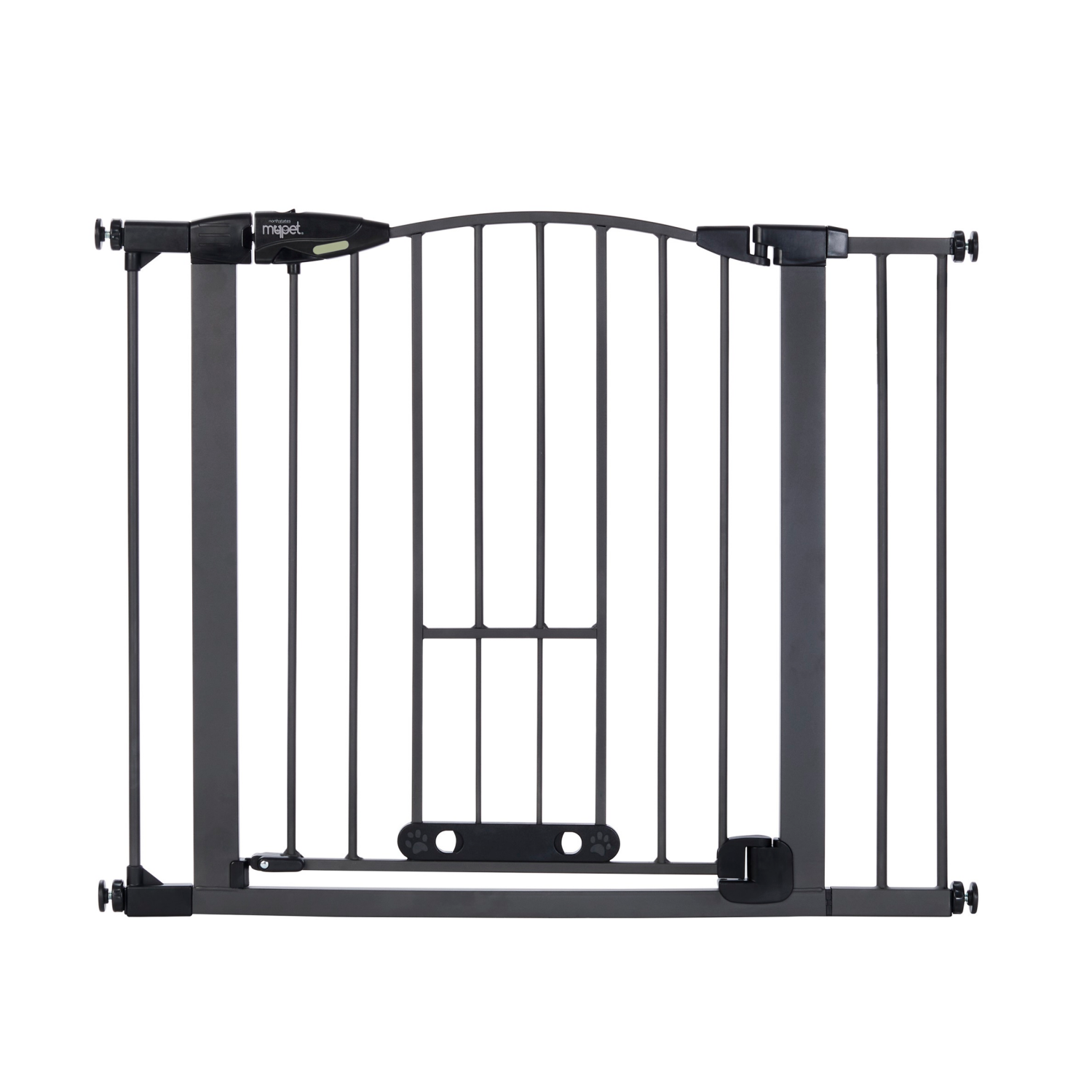 slide 1 of 8, MyPet Wide Deco Easypass Pet Gate, 1 ct